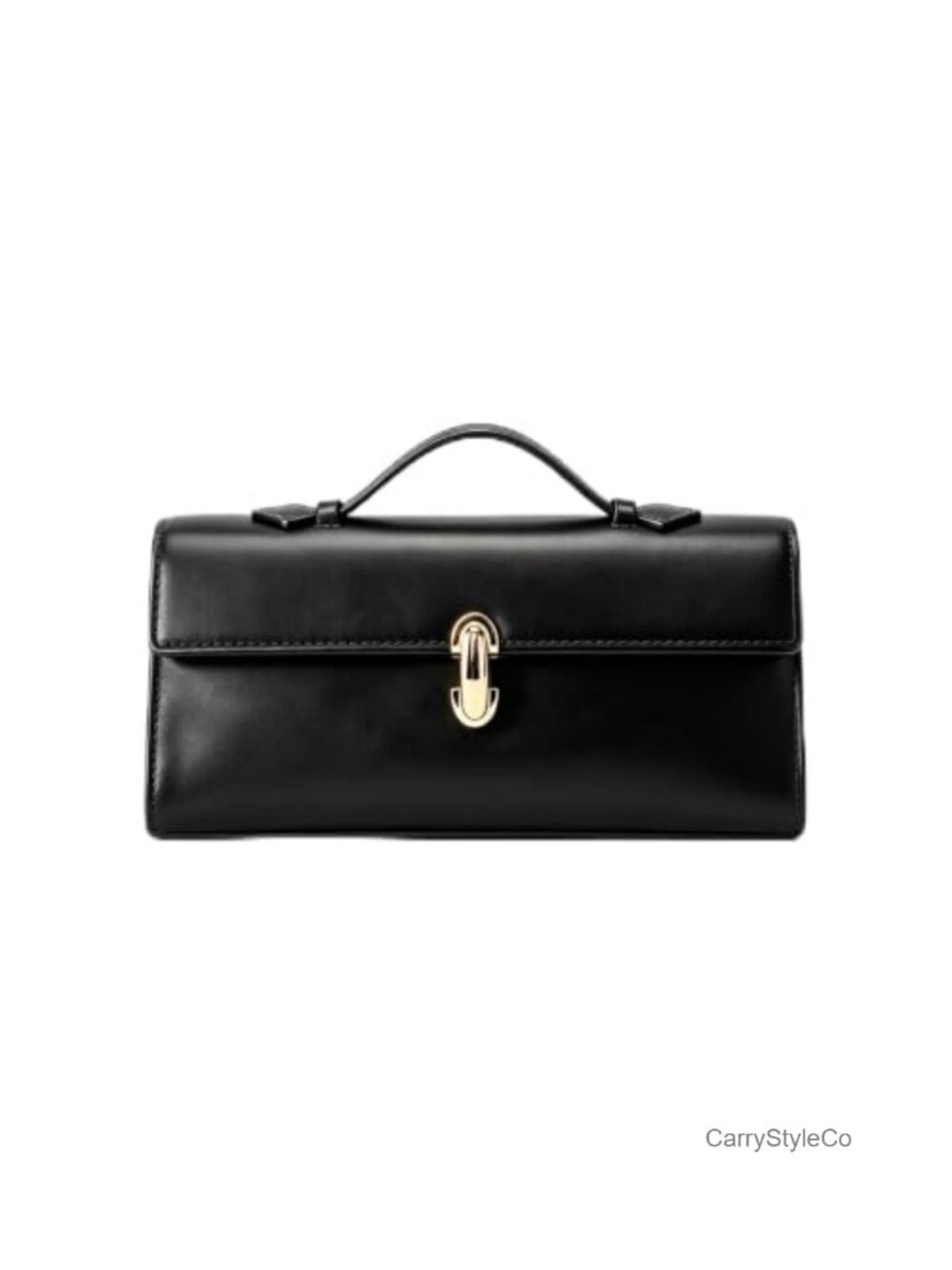 PU Vegan Leather Satchel Top Handle Evening Clutch Handbag